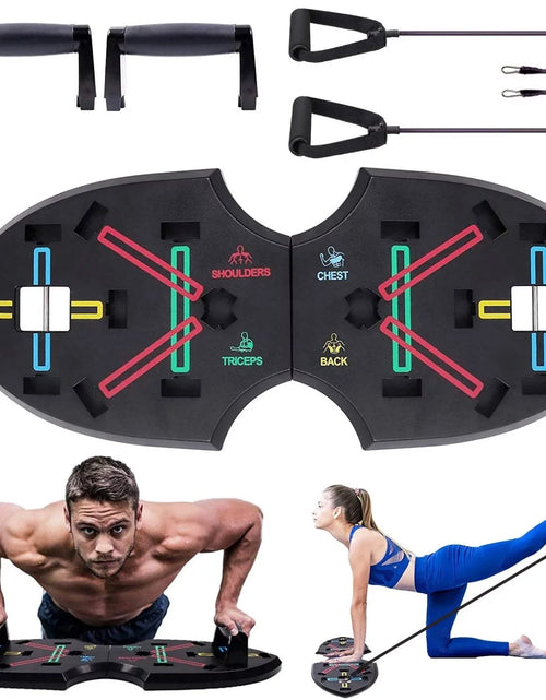 Load image into Gallery viewer, 10 in 1 Push up Rack Board System Fitness Workout Train Gym Exercise
