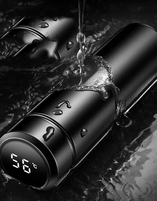 Load image into Gallery viewer, Stainless Steel Thermal Bottle with Digital Thermometer 500Ml Led Bilayer Flask Vacuum Insulated Bottle Portable Thermos Bottle
