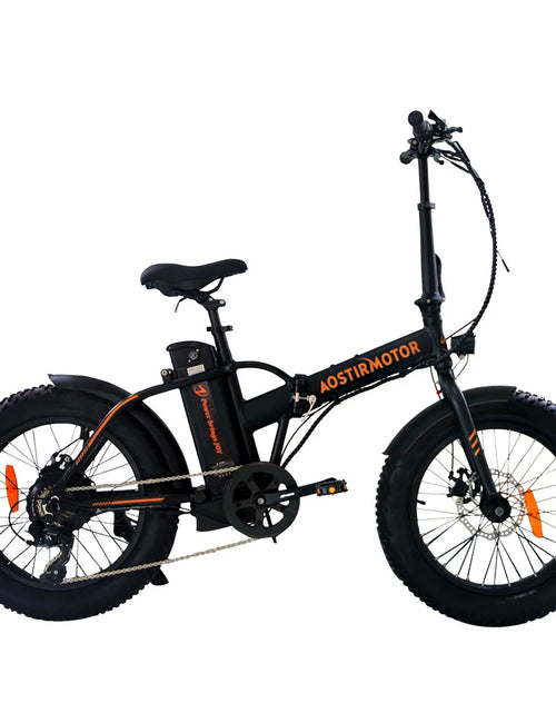 Load image into Gallery viewer, A20 Folding Ebike 500W Electric Mountain Bike 20Inch 4.0 Fat 36V 13Ah Removable Battery Beach Bicycle for Adult
