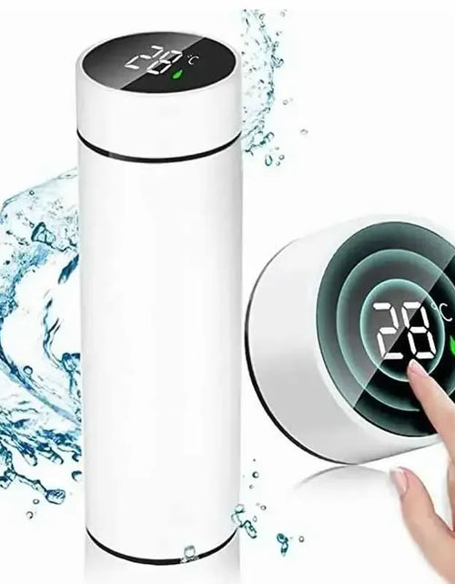 Load image into Gallery viewer, Stainless Steel Thermal Bottle with Digital Thermometer 500Ml Led Bilayer Flask Vacuum Insulated Bottle Portable Thermos Bottle
